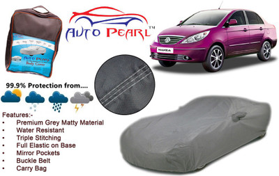 AUTO PEARL Car Cover For Tata Manza (With Mirror Pockets)(Grey)