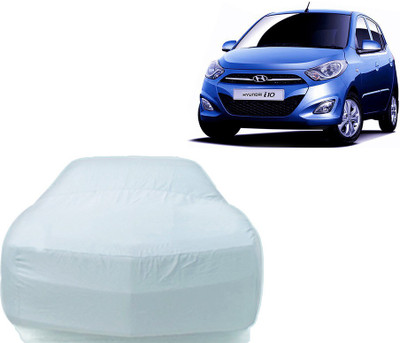 P Decor Car Cover For Hyundai i10 (Without Mirror Pockets)(Silver)