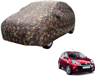 Auto Hub Car Cover For Renault Pulse (Without Mirror Pockets)(Multicolor)