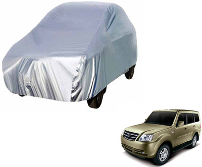 Auto Hub Car Cover For Tata Sumo Grande (Without Mirror Pockets)(Silver)