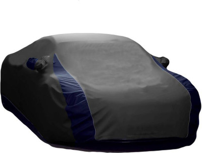 SST Car Cover For Audi A4 (With Mirror Pockets)(Brown, Blue)