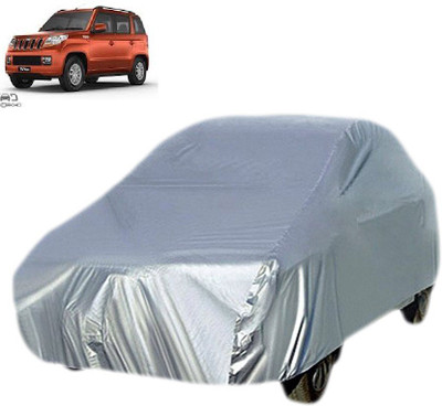 Gromaa Car Cover For Mahindra TUV300 (Without Mirror Pockets)(Silver)