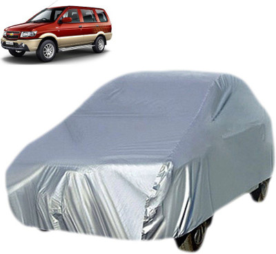 Gromaa Car Cover For Chevrolet Tavera (Without Mirror Pockets)(Silver)