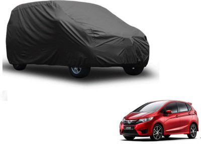 Auto Hub Car Cover For Honda Jazz (Without Mirror Pockets)(Grey)