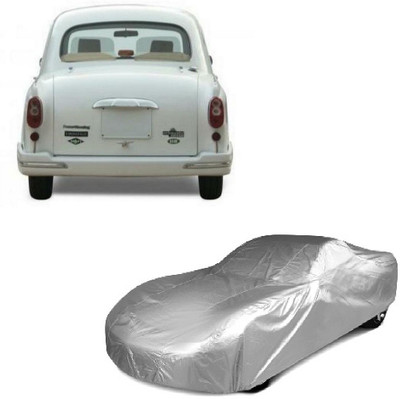 ACCESSOREEZ Car Cover For HM Ambassador (Without Mirror Pockets)(Silver)
