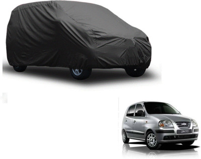 Auto Hub Car Cover For Hyundai Santro (Without Mirror Pockets)(Grey)