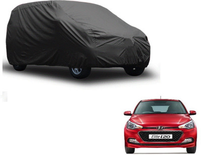 Auto Hub Car Cover For Hyundai Elite i20 (Without Mirror Pockets)(Grey)
