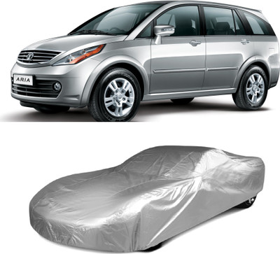 SYNERGY Car Cover For Tata Aria (Without Mirror Pockets)(Silver)