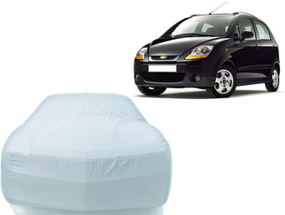 P Decor Car Cover For Chevrolet Spark (Without Mirror Pockets)(Silver)