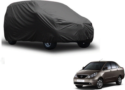 Auto Hub Car Cover For Tata Indigo CS (Without Mirror Pockets)(Grey)