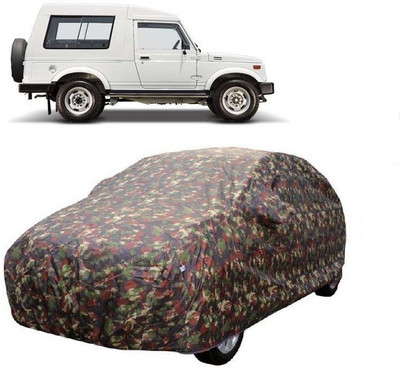 MoTRoX Car Cover For Maruti Suzuki Gypsy (With Mirror Pockets)(Multicolor)
