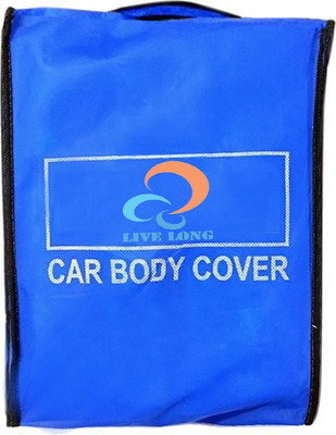 Live Long Car Cover For Audi A4 (With Mirror Pockets)(Blue)