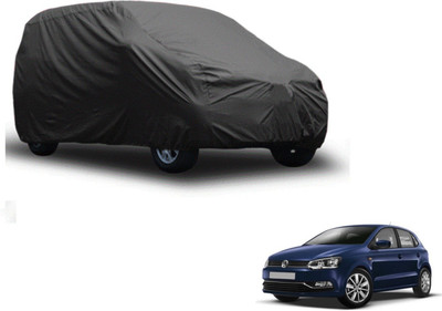 Auto Hub Car Cover For Volkswagen Polo (Without Mirror Pockets)(Grey)