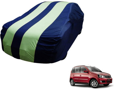 Auto Hub Car Cover For Mahindra Quanto (Without Mirror Pockets)(Black, Green)