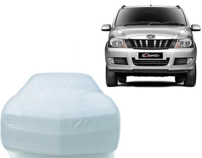 P Decor Car Cover For Mahindra Quanto (Without Mirror Pockets)(Silver)