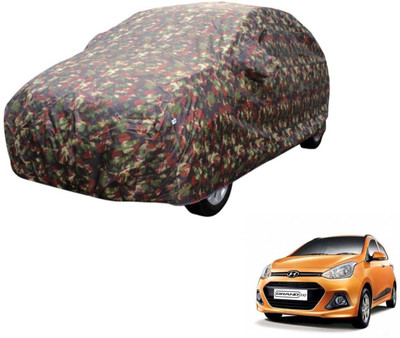 Auto Hub Car Cover For Hyundai Grand i10 (Without Mirror Pockets)(Multicolor)