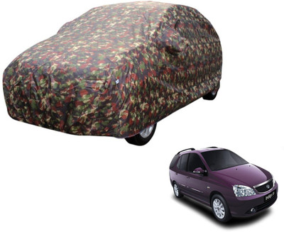 Auto Hub Car Cover For Tata Indigo Marina (Without Mirror Pockets)(Multicolor)