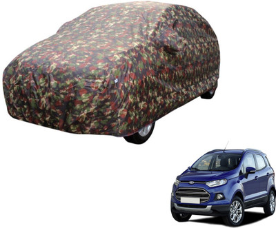 Auto Hub Car Cover For Ford Ecosport (Without Mirror Pockets)(Multicolor)