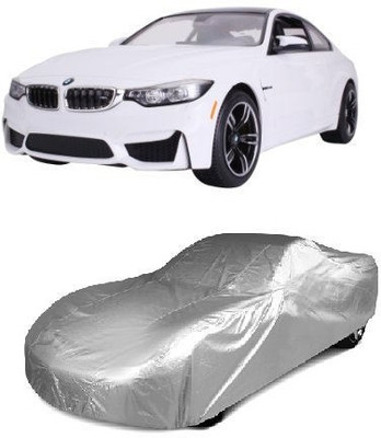 IRONTECH Car Cover For BMW M4 (With Mirror Pockets)(Silver)