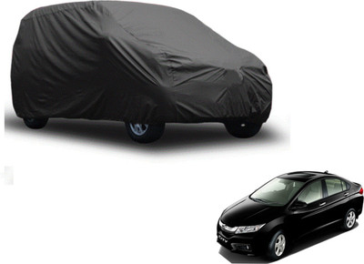 Auto Hub Car Cover For Honda City (Without Mirror Pockets)(Grey)
