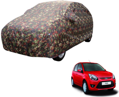 Auto Hub Car Cover For Ford Figo (Without Mirror Pockets)(Multicolor)
