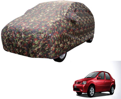 Auto Hub Car Cover For Mahindra Logan (Without Mirror Pockets)(Multicolor)