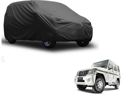 Auto Hub Car Cover For Mahindra Bolero (Without Mirror Pockets)(Grey)