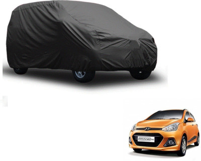 Auto Hub Car Cover For Hyundai Grand i10 (Without Mirror Pockets)(Grey)