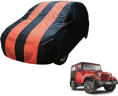 Ultra Fit Car Cover For Mahindra Thar (Without Mirror Pockets)(Multicolor)