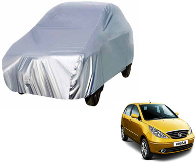 Auto Hub Car Cover For Tata Indica Vista (Without Mirror Pockets)(Silver)