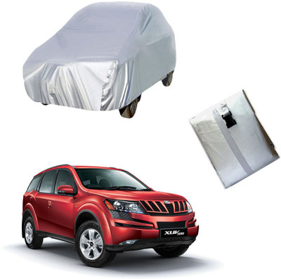VSQUaRe Car Cover For Mahindra XUV 500 (Without Mirror Pockets)(Silver)