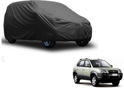 Auto Hub Car Cover For Hyundai Tucson (Without Mirror Pockets)(Grey)