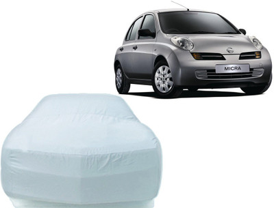 P Decor Car Cover For Nissan Micra (Without Mirror Pockets)(Silver)