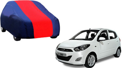 Red Horse Car Cover For Hyundai Grand i10 (With Mirror Pockets)(Blue)