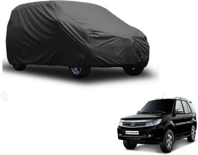Auto Hub Car Cover For Tata Safari Storme (Without Mirror Pockets)(Grey)
