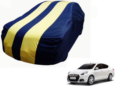 Auto Hub Car Cover For Renault Scala (Without Mirror Pockets)(Black, Yellow)