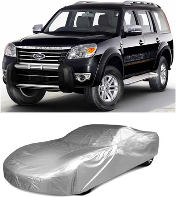Bristle Car Cover For Ford Endeavour (Without Mirror Pockets)(Silver)