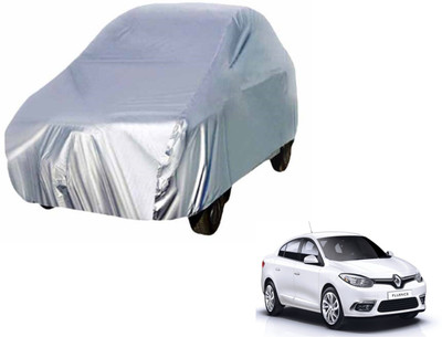 Auto Hub Car Cover For Renault Fluence (Without Mirror Pockets)(Silver)