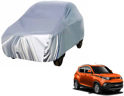 Auto Hub Car Cover For Mahindra KUV100 (Without Mirror Pockets)(Silver)