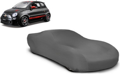 Auto Wheel Garage Car Cover For Fiat 500 (With Mirror Pockets)(Grey)
