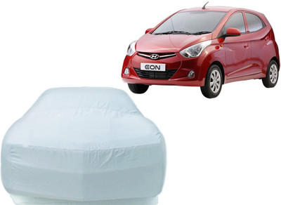 P Decor Car Cover For Hyundai Eon (Without Mirror Pockets)(Silver)
