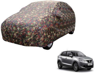 Auto Hub Car Cover For Maruti Suzuki Baleno (Without Mirror Pockets)(Multicolor)
