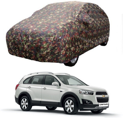 MoTRoX Car Cover For Chevrolet Captiva (With Mirror Pockets)(Multicolor)