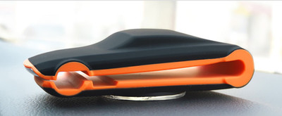 

Xenomix Car Mobile Holder for Dashboard(Black, Orange)