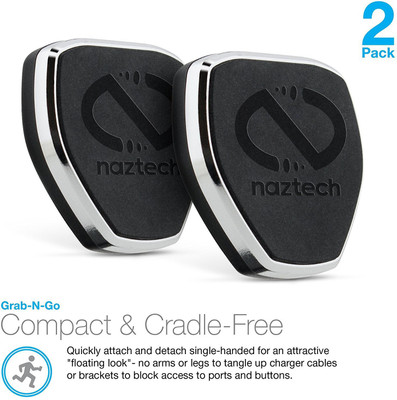 

Naztech Car Mobile Holder for Dashboard, Steering, Windshield(Black)