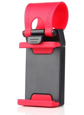 

ManeKo Car Steering Wheel Universal Mobile Holder, Black;red