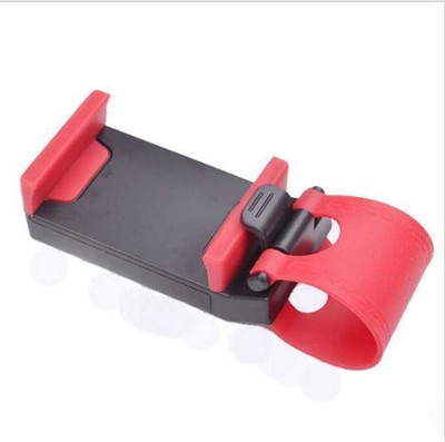 

AutoRight Car Mobile Holder for Steering(Red, Black)
