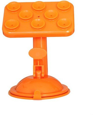 

Riddhi Siddhi Car Mobile Holder for Windshield, Dashboard, Anti-slip(Orange)