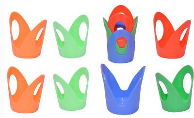 

Blossoms 10 Pcs Paper Mug Holder Heat and cold Insulation Disposable Car Cup Holder