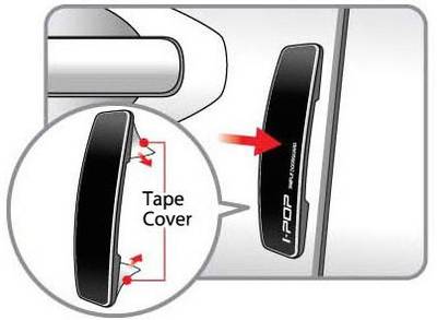 I Pop Plastic Car Door Guard  (Black, Pack of 4, Maruti, Swift Dzire)